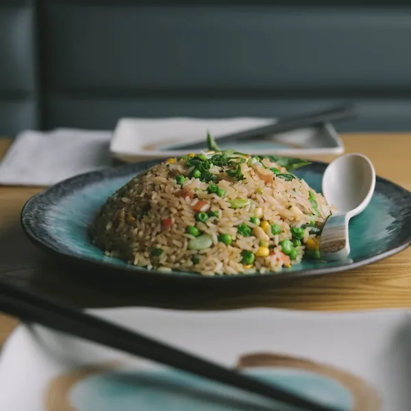 Chicken fried rice at Sushi Panda Japanese Thai restaurant Calgary SE