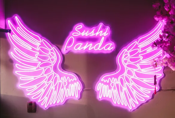 Sushi Panda dining room in SE Calgary